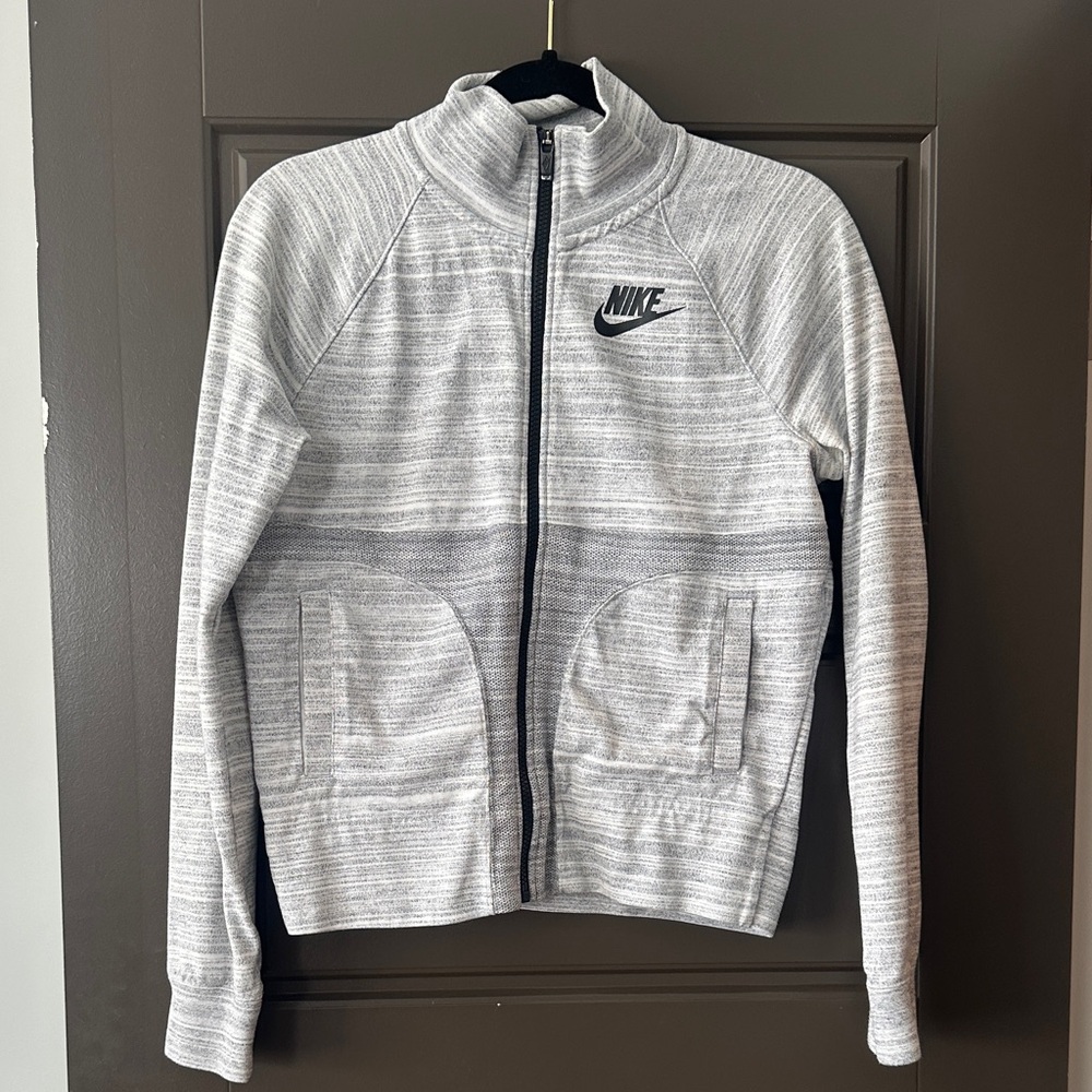 Nike Women's Light Gray Bomber Jacket